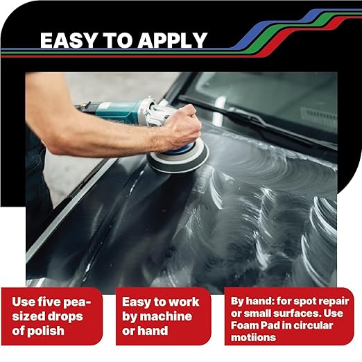 LAUCO Paint Correction Compounds Step 1, 2, 3, Swirl Remover 8oz Kits, with a Towel, Silicone-Free, Clear Coat Safe Scratch Remover, Swirl Correction & High Gloss Finishing 36457