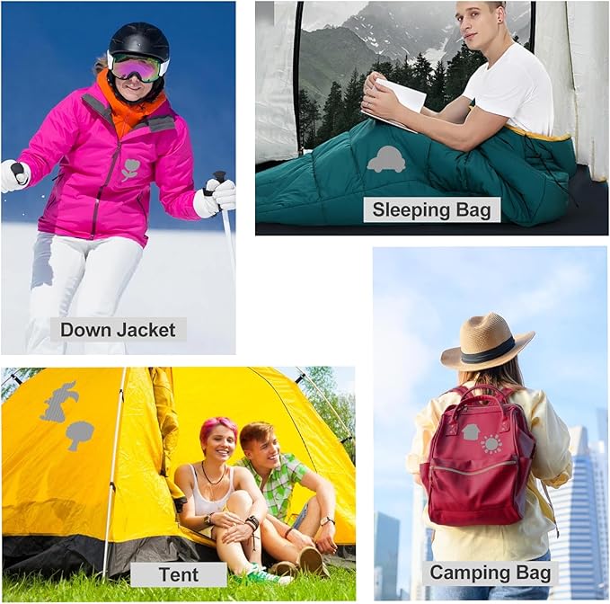 Self-Adhesive Nylon Patches Tent Repair Kit – Outdoor Gear Tenacious Repair Tape, Waterproof Fabric Patches for Clothes, Tent, Down Jacket, Backpack (45pcs, Dark Grey