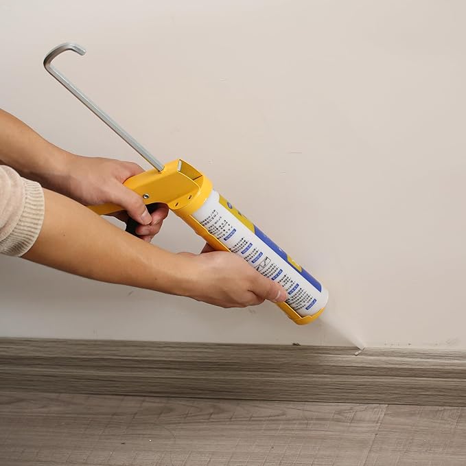Bates- Caulking Silicone Gun, 10:1 Thrust Ratio, Hand Caulking Guns, No Drip