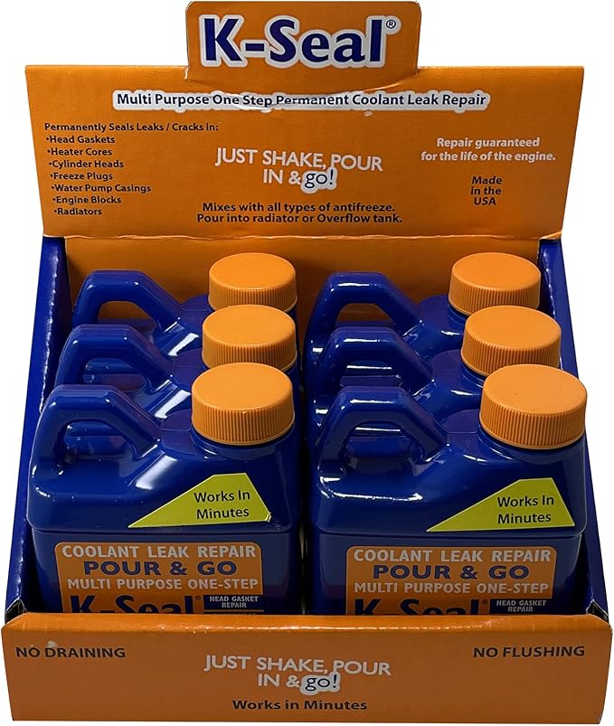 K Seal Multi Purpose One Step Permanent Coolant Leak Repair 8 oz Gasket Radiator