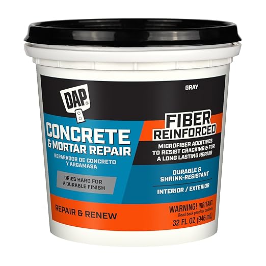 DAP Pre-Mixed Concrete Patch,Gray,32 Oz (7079834611),(Pack of 8)