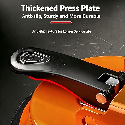 Heavy Duty Floor Gap Fixer Tool, Laminate Flooring Tools with Suction Cup for Gap Repair, Universal for Vinyl, Wood, Tile Floors - Compact & Efficient, Orange