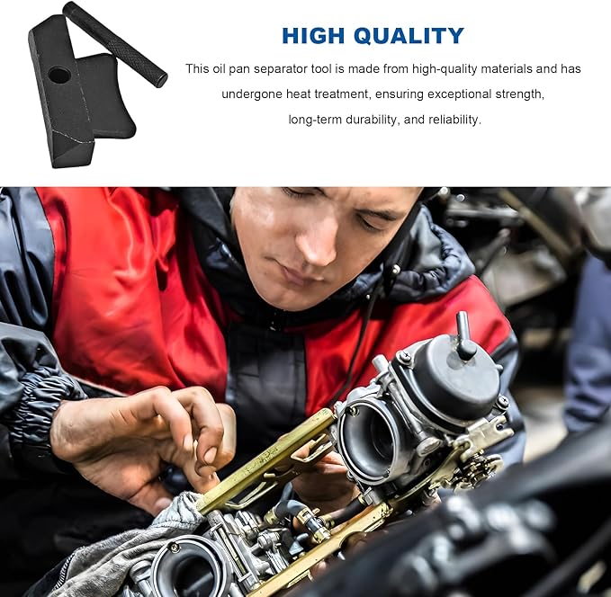 Oil Pan Separator Tool, Vehicle Engine Transmission RTV Sealant Removal Scraper, Durable Steel Automotive Gasket Removal Tool for Transmission & Oil Pans, Car Accessories