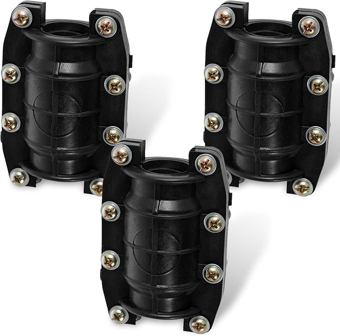3Pcs Pipe Repair Clamp, Emergency Pipe Repair Kit for Plastic and Metal Pipes, Anti-Impact Water Pipe Leak Repair Clamp, Sturdy Emergency Pipe Repair Kit (25mm)