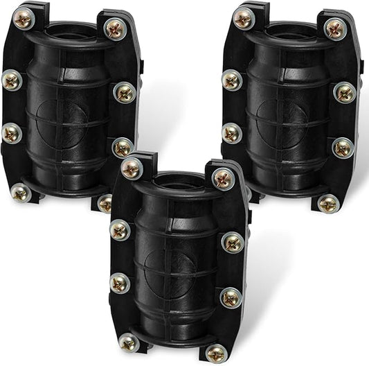 3Pcs Pipe Repair Clamp, Emergency Pipe Repair Kit for Plastic and Metal Pipes, Anti-Impact Water Pipe Leak Repair Clamp, Sturdy Emergency Pipe Repair Kit (25mm)