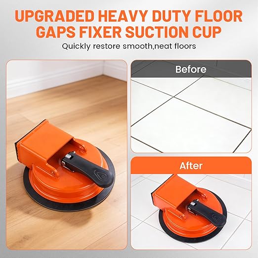 Heavy Duty Floor Gap Fixer Tool, Floor Suction Cup Tool for Gaps, Laminate Flooring Repair Tool with Enhanced Suction Cup, for Wood Floating Floors, Compact, & Efficient Flooring Tools