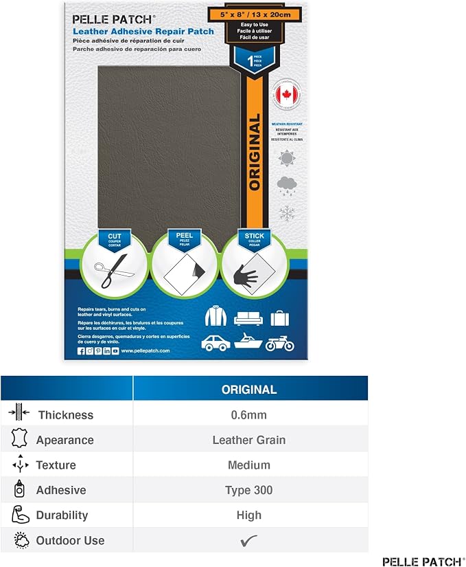 Siding Repair Kit - 25 Colors Available - Original 5x8 - Medium Grey