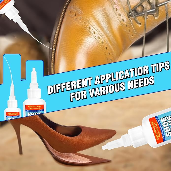 Shoe Glue,30g Heavy Duty Shoe Glue Sole Repair for Boots,Sneakers,Leather,Waterproof and Strong Adhesive for Repair