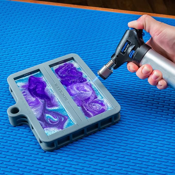 Rockler Silicone Casting Mold for Knife Scales - Resin Mold for Custom Knife Handle Blanks - Flexible Silicone Kit for Epoxy Casting, Smooth Finish 2 x 6 Inch Cavities
