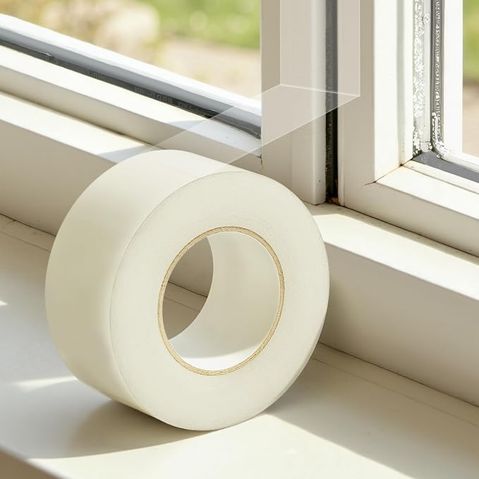 Dstorelhp Clear Window Sealing Tape, 2'' X 262FT, Window AC Insulation Tape | Energy Efficient, Waterproof, Window Air Conditioner Sealing Tape, Blocker for Cold Heat Air, No Residue