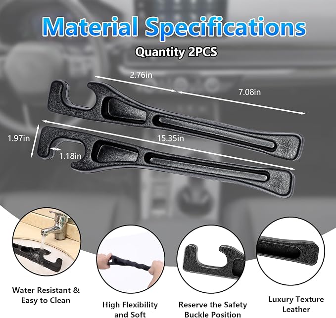 【Compatible with Honda Civic】Seat Gap Filler,No Drop Seat Guard Compatible with Honda Civic,Car Seat Side Gap Filler Organizer,Drop Seat Guards for Cars(2Pcs),Emergency Keychain Car Escape Tool(2Pcs)