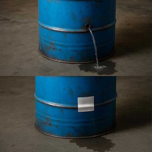 BIGTEETH Aluminum Butyl Repair Tape - 4 inch x 16 feet Waterproof Tape for Pipes, Doors, Windows, RV Roofs, Boats, Vents, etc