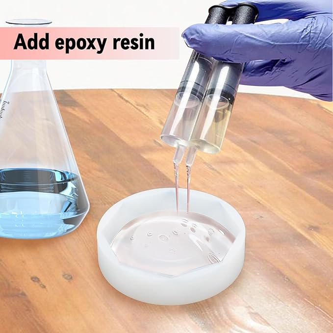 5 PCS Rolling Tray Mold for Resin Grinder Mold for Grind and Storage Large DIY Silicone Molds Kit for Epoxy Resin Casting
