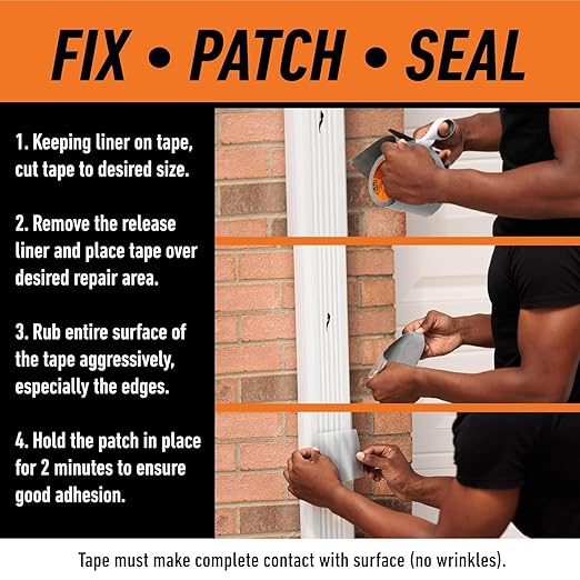Gorilla Waterproof Patch & Seal Tape Clear 2.4m