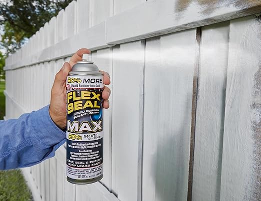 Flex Seal – Stop Leaks Fast! Rubberized Waterproof Coating Spray, Ideal for Roofs, Holes, Cracks, DIY Projects, Automotive Fixes, Indoor & Outdoor Repairs, and More – Clear, 14 oz. (397 g) – 2 Pack