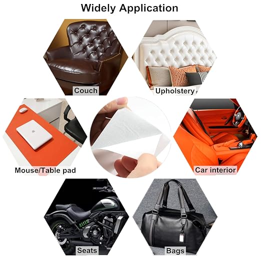 ILOFRI Leather Repair Patch 8x11 inch 2 Pcs, Self Adhesive Vinyl and Leather Repair Kit for Couch, Car Seats, Boat Seat, Furniture, Upholstery, Auto Interior, Sofa, Chair -Dark Blue #2