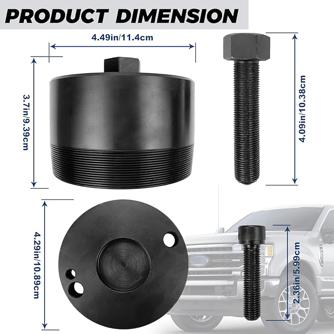 303-1513 Rear Crankshaft Seal Remover Tool Compatible with 11-21 Ford Super Duty F-250/F-350/F-450/F-550, 16-21 F-650/F-750, 6.7L Power Stroke Diesel, Replace Alt ST-148