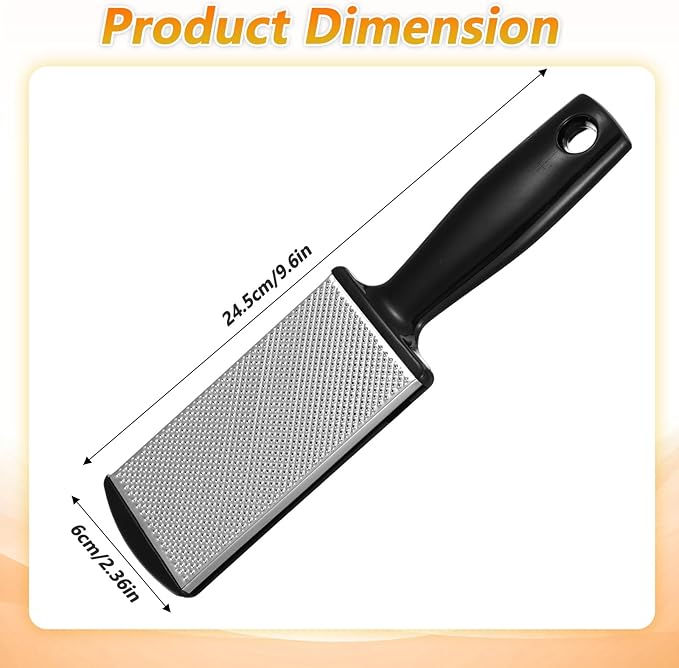Sibba Foot File Callus Hard Skin Remover Nano Glass Foot File Remover Feet Rasp Pedicure Scrubber Tool Feet Callus Removal for Care Stainless Scraper Cracked Dead Skin Removal