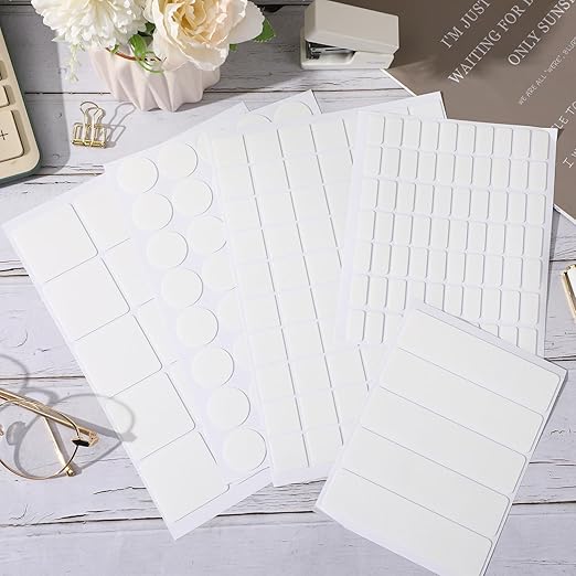 JANYUN 140 Pcs Clear Sticky Tack Dots, 25 mm Putty Clear Tape for Crafts | Round,Waterproof No Trace Sticky Tack Adhesive Tape,Removable Double Sided Adhesive Tape Balloons for Office School DIY