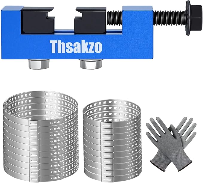 Cv Boot Clamp Tool with 304 Stainless Steel Cv Boot Clamp for CV Axle Dust Boot Removal & Installation, Compatible with Cars, Trucks, ATVs, SUVs for Automotive Maintenance & Repair