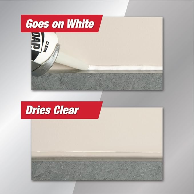 Kwik Seal Ultra Advanced Kitchen and Bath Siliconized Sealant, Clear, 5.5 Oz (7079818915)