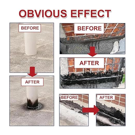 Leak Repair Waterproof Sealant Spray, Leak Repair Cream, Fast Drying Transparent Sealant Liquid, Multi-Surface Indoor and Outdoor Waterproof Coating, for Gutter, Repairs Roof, Drainpipe (Transparent)