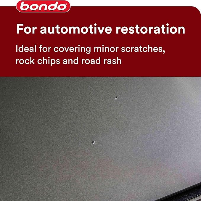 3M Bondo Glazing and Spot Putty 6-Pack, 4.5 oz Tubes, Nitrocellulose Automotive Glazing Putty for Filling Pinholes, Scratches, Minor Dings and Hairline Cracks, Sandable in 20 Minutes