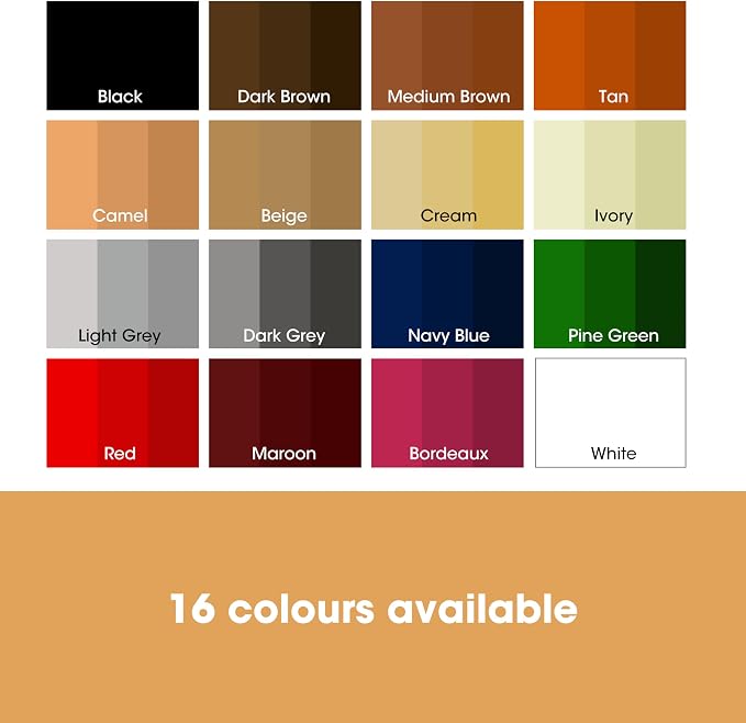 Furniture Clinic Leather Complete Restoration Kit | with Leather Recoloring Balm, Cleaner, 2-in-1 Protection Cream & Conditioner, Sponge, and Cloth | Repair Kit for Furniture (White)