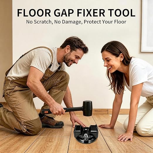 Floor Gap Fixer Tool,Heavy Duty Floor Gap Fixer Tool with Enhanced Suction Cup,Flooring Gap Repair Tool for Laminate, Vinyl, Wood & Tile Flooring,Laminate Plank Gap Repair Tool