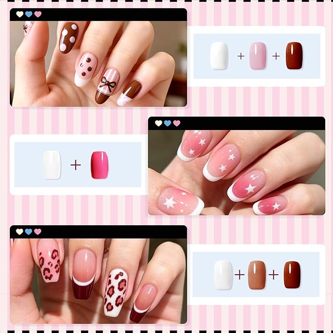 12 Color Patting Nail Gel Polish Kit, Ombre Painting Gel Palette with Brush & Silicone Patting Pen & Nail Art Stickers - UV/LED Curing for Gradient Nails, Beginner Friendly DIY Manicure Set