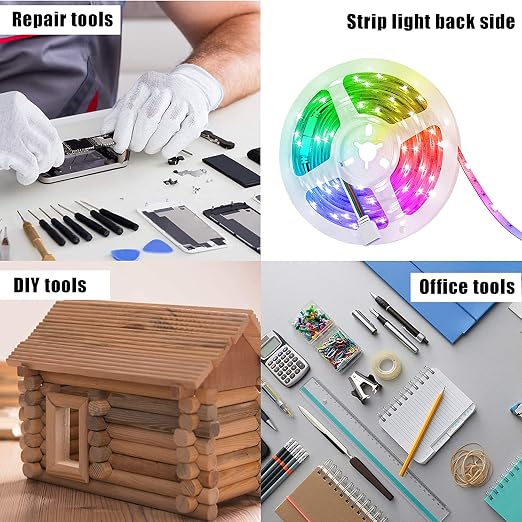 Realth 300LSE Double Sided Tape 1" x 50 Ft Strong Adhesive 9495 Transparent | Leather Work Phone Repair Battery Replacement Craft LED Strip Light Office Home Car Deco