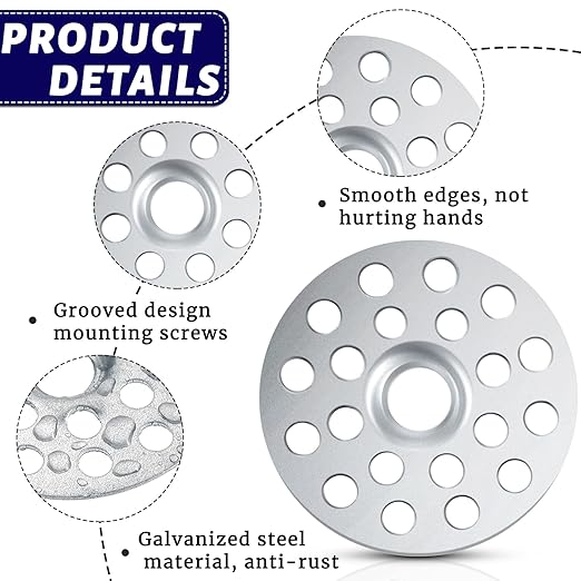 300 Pieces 1 Inch Plaster Washers for Repairing Ceilings Metal Washers for Screws Plaster Repair Rings Buttons for Wall Ceiling Drywall Repair