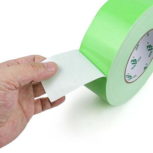 BOMEI PACK Green Duct Tape, Heavy Duty Strong Waterproof Industrial Color Duct Tape 9.0mil x 1.88inch x 60yds for Packing and Repairing