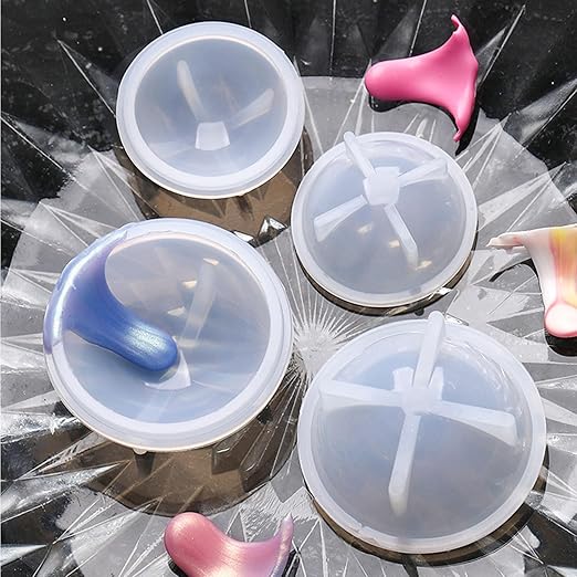 WANDIC Wax Melting Spoon Cleaning Tool Set, 5pcs Silicone Spatula & 2pcs Ball Shaped Scraper for Stirring Sealing Wax Stamp Spoon