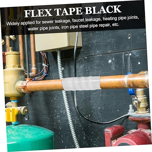 Repair Tape Self-Adhesive Rubber Sealing Tape for Pipes Ducts Leaks Waterproofing for Home Plumbing Outdoor Repairs