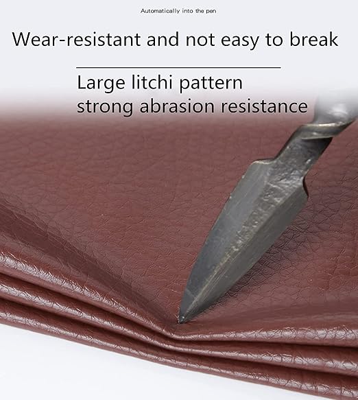 5pcs Leather Repair Patch Tape Leather Adhesive Self-Adhesive for Furniture Sofas Vinyl Car Seats Couch Chairs Shoes Down Jackets First Aid Patch Fix Tear Kit 20x30cm (Red)