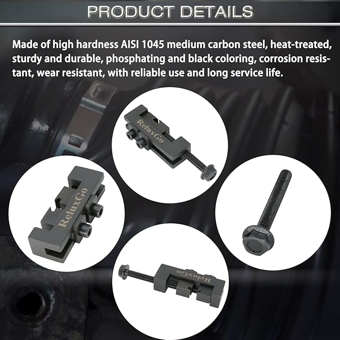 ReluxGo CV Boot Clamp Pliers, Single Ear Hose Drive Shaft CV Axle Boot Clamp Removal and Installation Tool Compatible with Toyota Lexus etc OEM 09521-24010