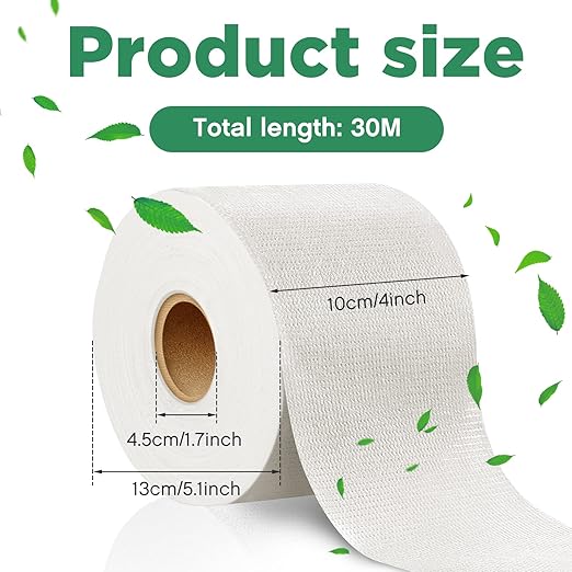 Tondiamo 4 Inch x 98 Foot Textile Fiberglass Waterproofing Roof Tape Anti Fracture Membrane Fabric Sheet Reinforcing Mesh Fabric Liquid Drywall Tape Waterproofing Membrane for Shower Walls and Tiles