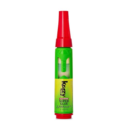 Krazy Glue All Purpose Precision Control Superglue Pen (4g), Clear, Fast-Drying Adhesive, One-Drop Applicator for Plastic, Ceramic, Wood, Rubber, Metal, Leather & More (6 Pack)