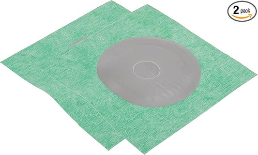 2 Pack 'Hidrotape T' 1-1/8'' to 2-3/4'' Waterproofing Sleeve - Pipe Seal - Pipe Wrap - Waterproofing Material for Shower/Bathroom/Drain Pipes - Fabric Base with Rubber Polymer Guard