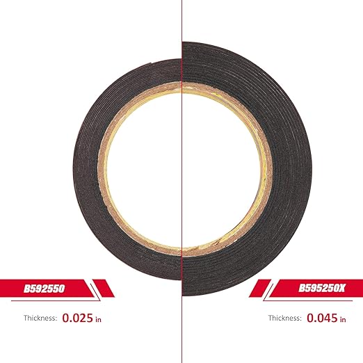 3M Heavy Duty Double Sided Tape 2''x15.4Ft 0.043in Thick 5952 Black | Mounting Tape Adhesive Waterproof Heat Resistant Foam Tape for Automotive Car Home Office Deco Indoor Outdoor
