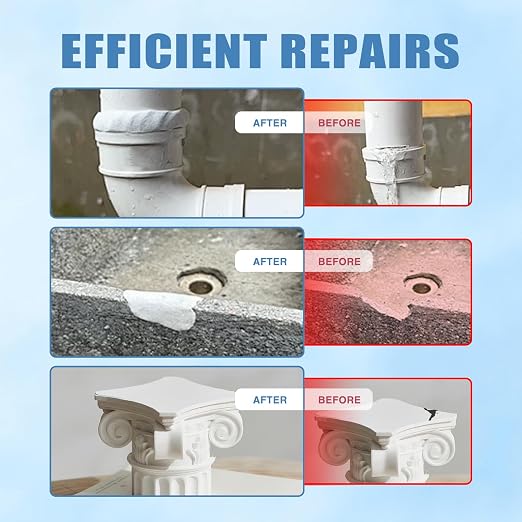 Epoxy Putty 10oz High Strength Filler Metal Wood Tile Ceramic | Strong bonding, fast cure, fits metal wood tile ceramic, moldable sculpt fill clay, waterproof putty stops leaks permanently
