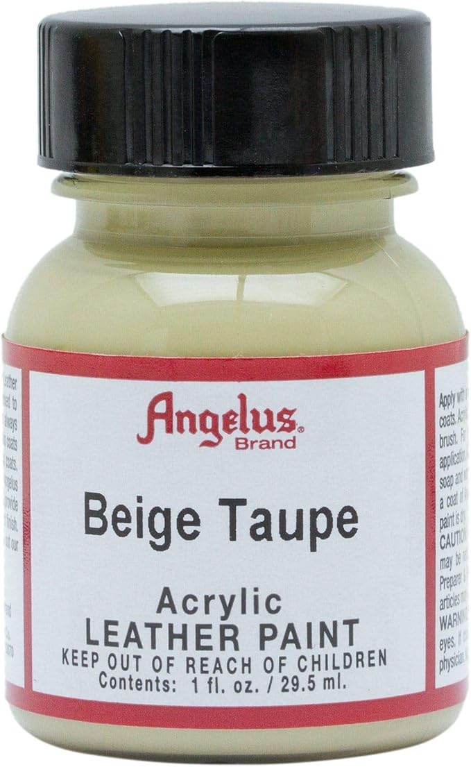 Angelus Acrylic Leather Paint, 1 oz, Beige Taupe