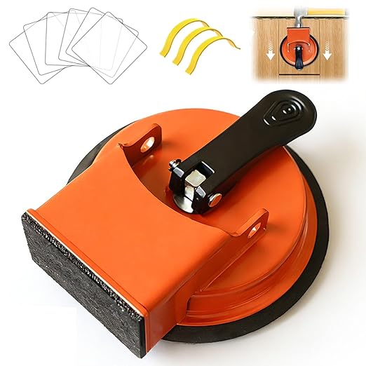Floor Gap Fixer Tool,Heavy Duty Laminate Floor Gap Suction Cup Repair Tool Kit with 6 Sticky Pads and 3 Spring Clips, Enhanced Flooring Tools Use for Vinyl,Laminate,Wood and Tile