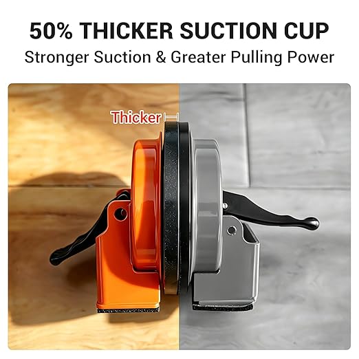Floor Gap Fixer Tool,Heavy Duty Laminate Floor Gap Suction Cup Repair Tool Kit with 6 Sticky Pads and 3 Spring Clips, Enhanced Flooring Tools Use for Vinyl,Laminate,Wood and Tile