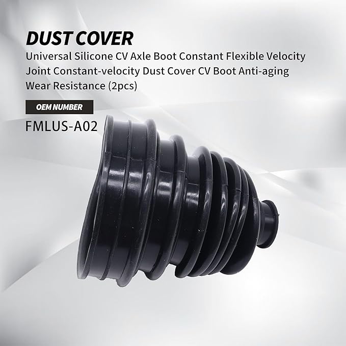 Universal Silicone CV Axle Boot Constant Flexible Velocity Joint Constant-velocity Dust Cover CV Boot Anti-aging Wear Resistance (2pcs)