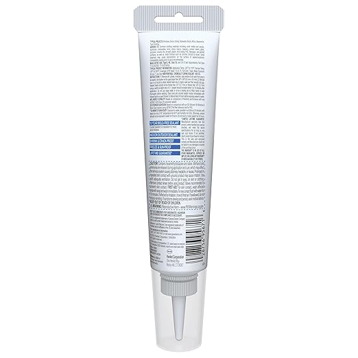 GE Advanced Silicone Caulk for Window & Door, Clear, 2.8 fl oz Tube, 1 Pack - 100% Waterproof Silicone Sealant, 5X Stronger Adhesion, Freeze & Sun Proof