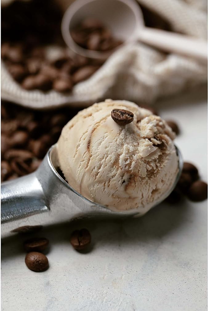 HIC Kitchen Anti-Freeze Ice Cream Scoop, Non Toxic Self Defrosting Handle, Easy Release For Ice Cream Gelato Sorbet Frozen Yogurt