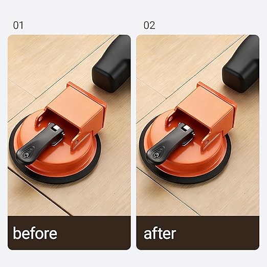 Floor Gap Fixer Tool, 2026 New Heavy Duty Floor Gap Fixer Tool, Enhanced Vacuum Suction Cup, Flooring Gap Repair Tool for Laminate, Vinyl, Wood & Tile Flooring (2 Pcs)