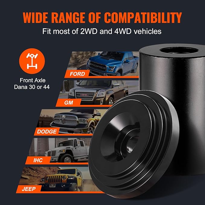 VEVOR Ball Joint Press Kit, 23 pcsTool Kit, C-Press Ball Joint Removal and Install Tools, for Most 2WD and 4WD Cars, Including 2-9/64 Inch,1-59/64 Inch Ball Joint Sockets Compatible with Chrysle